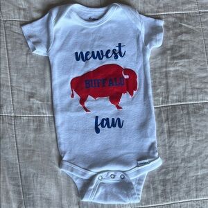 Buffalo Bills Baby Bundle-  Onesie & muslin swaddle blanket